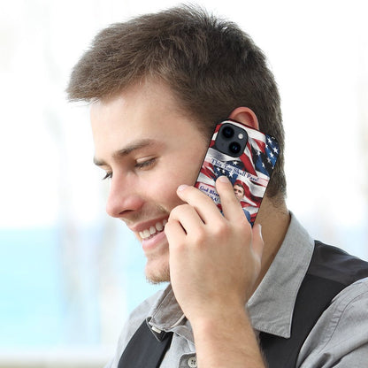 Charlie Kirk Memorial, Microfiber iPhone 14 Cases