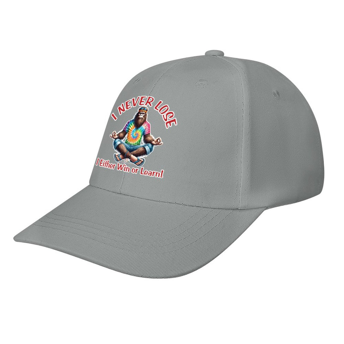 Bigfoot, Sasquatch “I never lose..", Baseball Cap – 8 Colors