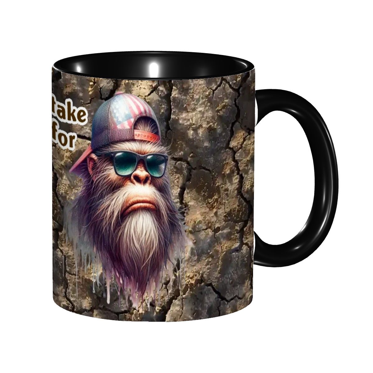 Sarcastic Sasquatch Collection, 11.2 Oz Ceramic Coffee Mug- Don't Mistake