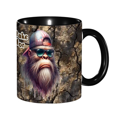 Sarcastic Sasquatch Collection, 11.2 Oz Ceramic Coffee Mug- Don't Mistake