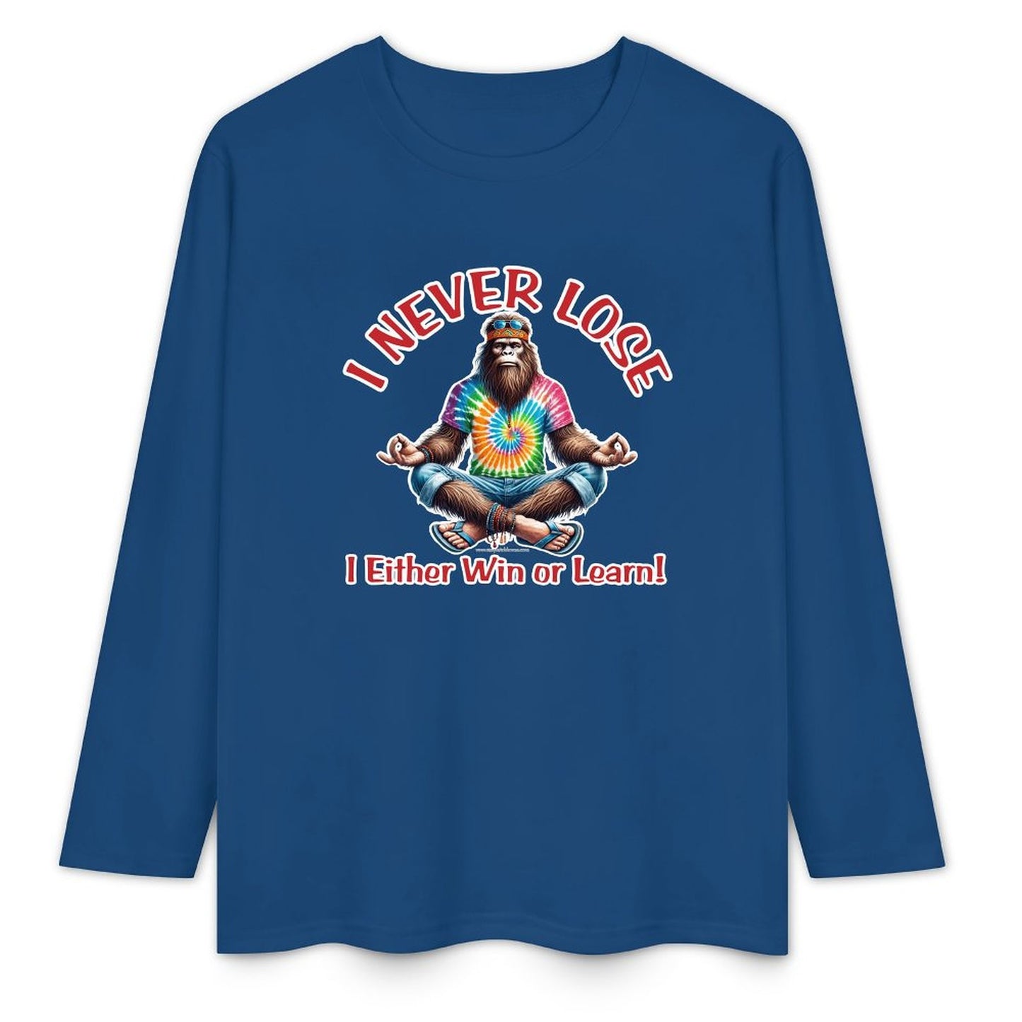 Bigfoot - Sasquatch Cotton Unisex Long Sleeve T-shirt