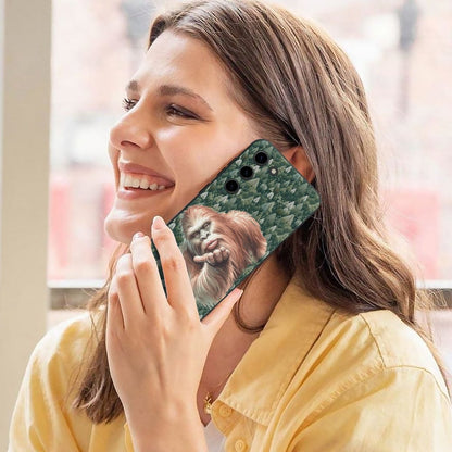 Sasquatch, Bigfoot Blow Kiss, Samsung S23 Series Cell Phone Case