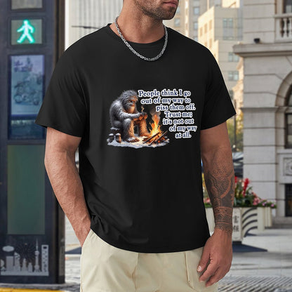 "People Say I go out of my way", Bigfooot, Sasquatch - Short Sleeve Tshirt Men