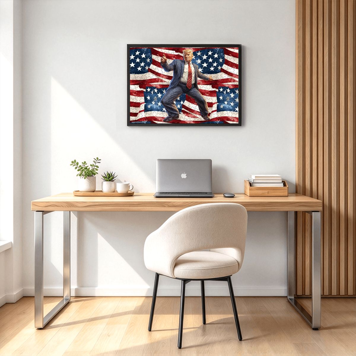 Donald Trump Dancing 300pcs Horizontal Wooden Jigsaw Puzzles