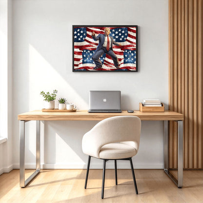 Donald Trump Dancing 300pcs Horizontal Wooden Jigsaw Puzzles