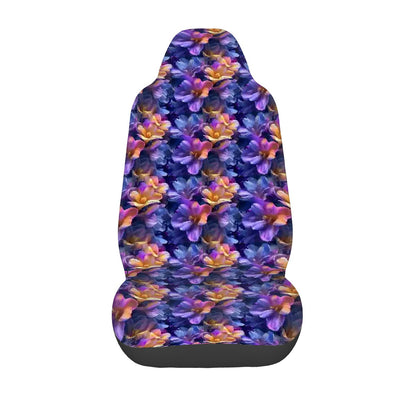 10 Flower Designs, Set of 2 Front Auto Seat Cover