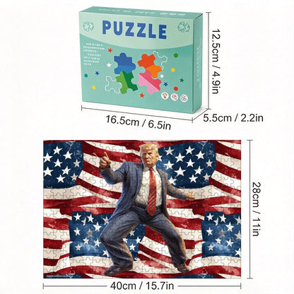 Donald Trump Dancing 300pcs Horizontal Wooden Jigsaw Puzzles