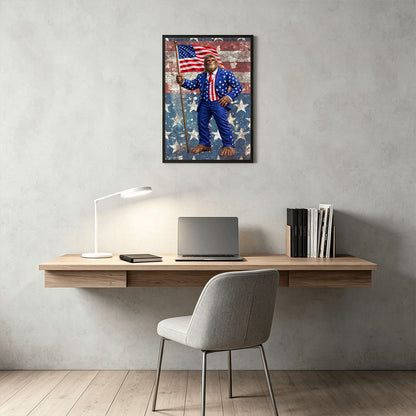 Patriot Sasquatch 300pcs Wooden Vertical Jigsaw Puzzle