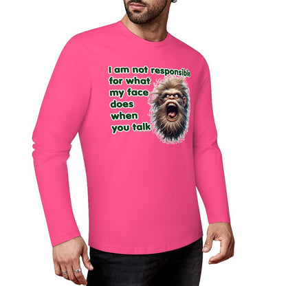 Bigfoot - Sasquatch Cotton Unisex Long Sleeve T-shirt