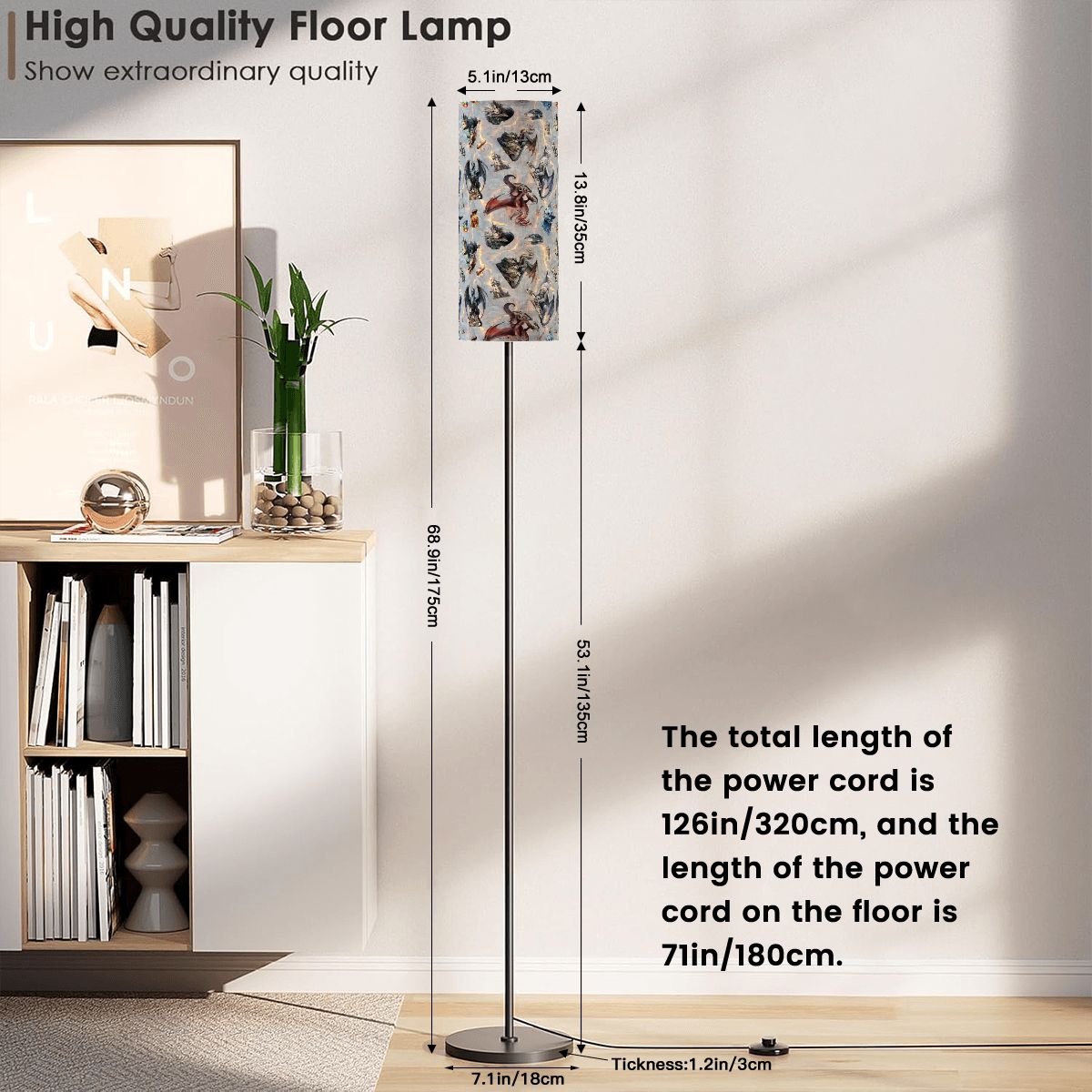 20 Misc Designs, Floor Lamp Modern Standing Lamp (Made in USA)