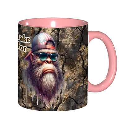 Sarcastic Sasquatch Collection, 11.2 Oz Ceramic Coffee Mug- Don't Mistake