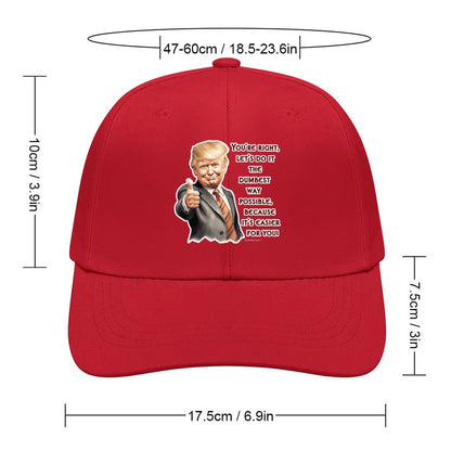 Donald Trump "That's right..", Baseball Cap – 8 Colors