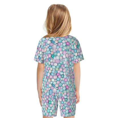 Rainbow Fairy, Children’s 2 Piece Short Pajama Set