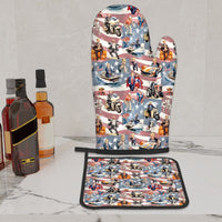 Donald Trump, MAGA 2-Piece Pot Holders And Oven Mitt Set