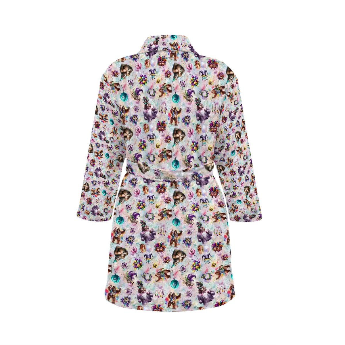 20 Bigfoot Sasquatch Designs, Women’s Bath Robe 33.5” Long