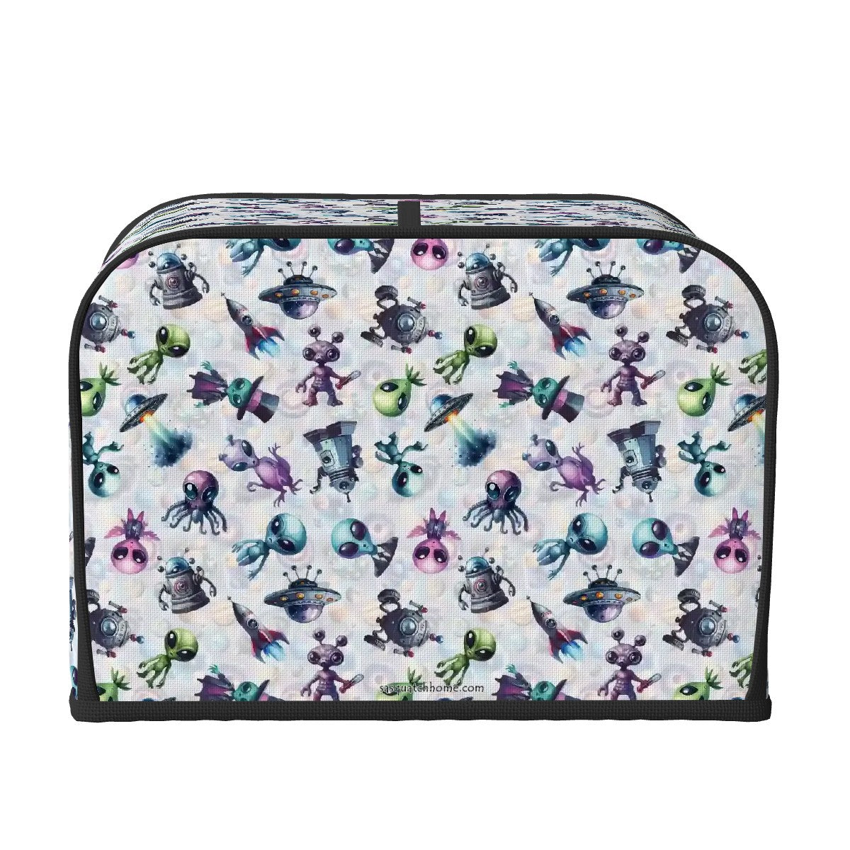 6 Alien Designs, 4 Slice Toaster Cover