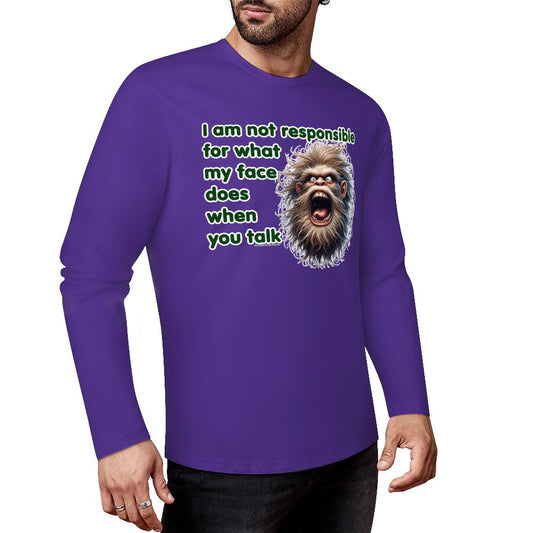Bigfoot - Sasquatch Cotton Unisex Long Sleeve T-shirt