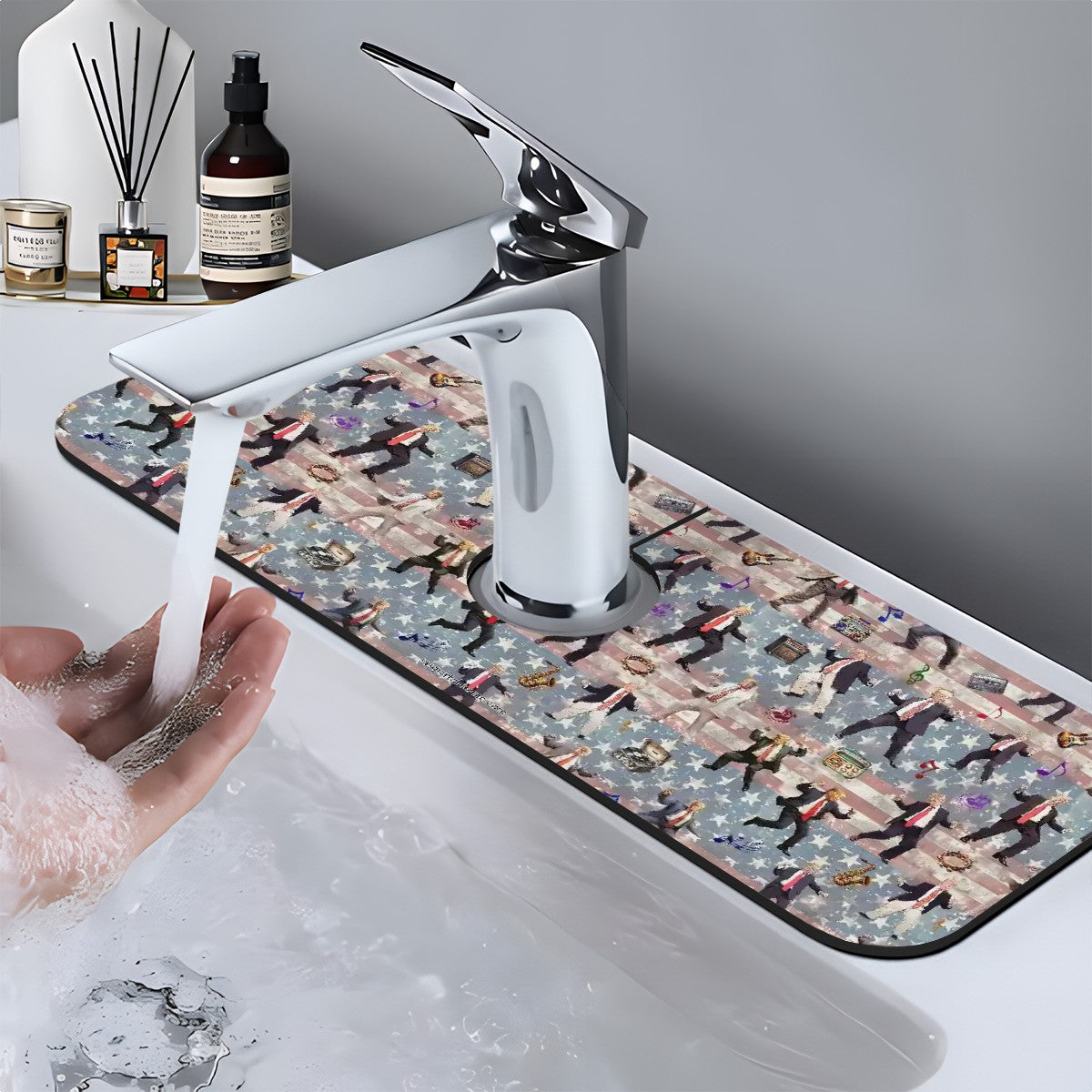 20 Donald Trump Designs, Faucet Mat