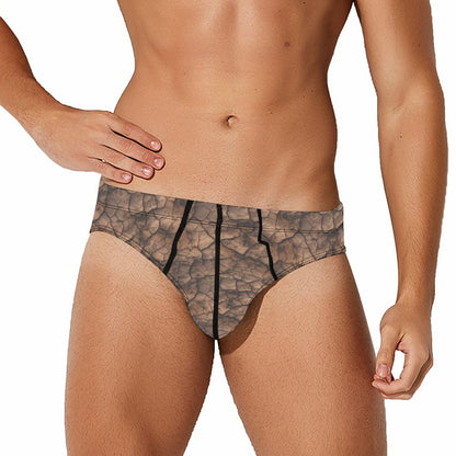 Bigfoot / Sasquatch Blowing Kiss, Men’s Silk Briefs Underwear