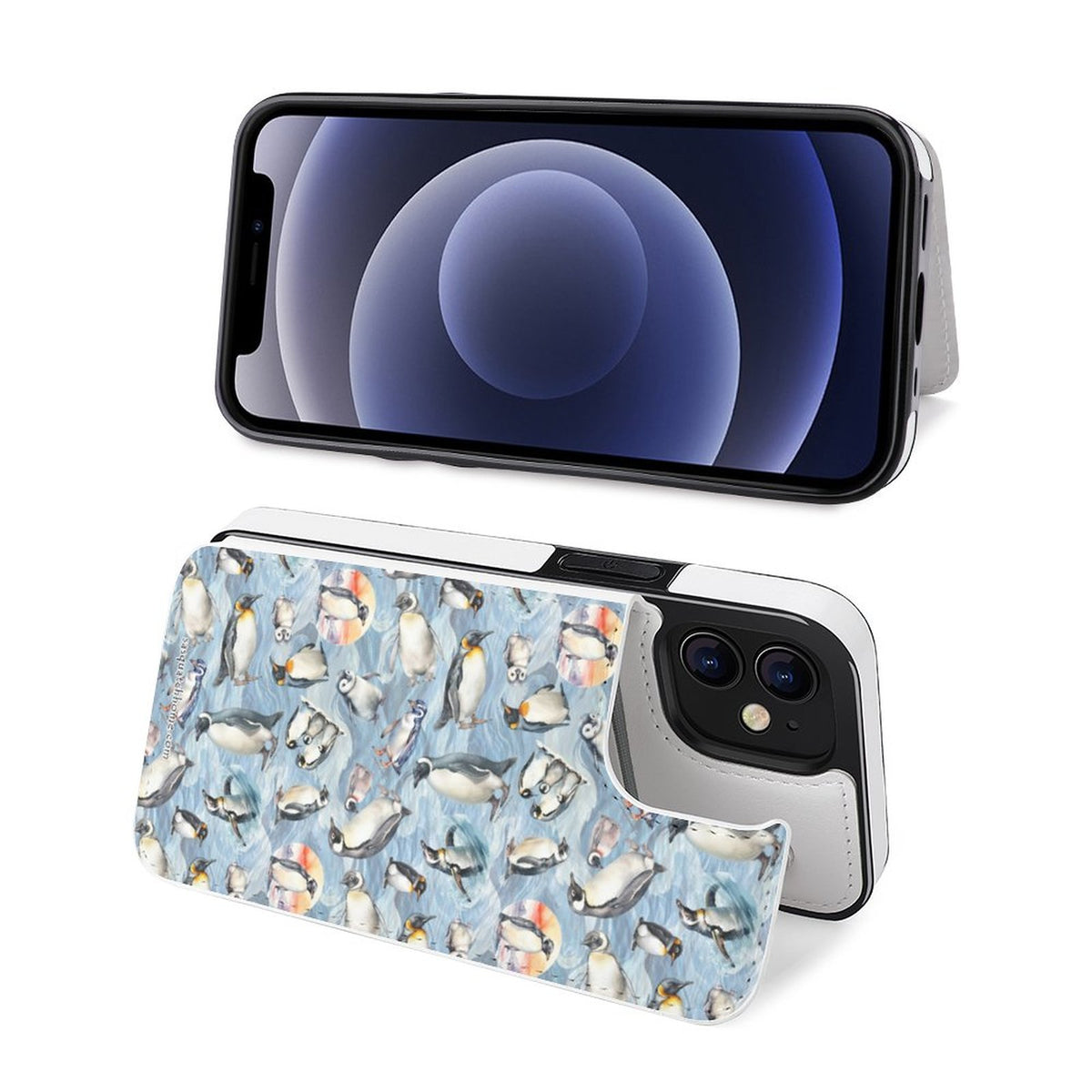 iPhone 12 Series Cell / Mobile phone Flip wallet case- 10 Animal Designs