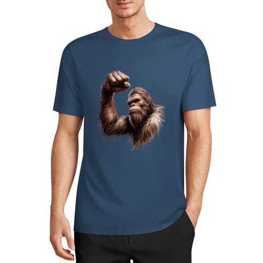Bigfoot - Sasquatch Big Muscle Short Sleeve Cotton T-Shirt