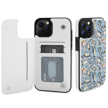 iPhone 12 Series Cell / Mobile phone Flip wallet case- 10 Animal Designs