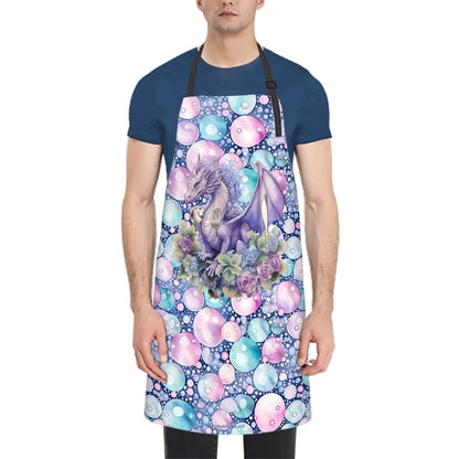 Purple Dragon, Waterproof Apron with Pockets