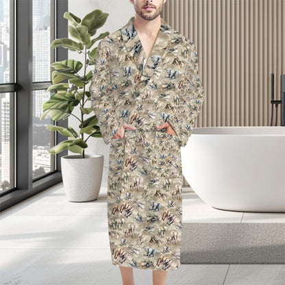 10 Animal Designs,  Polyester Bath Robe