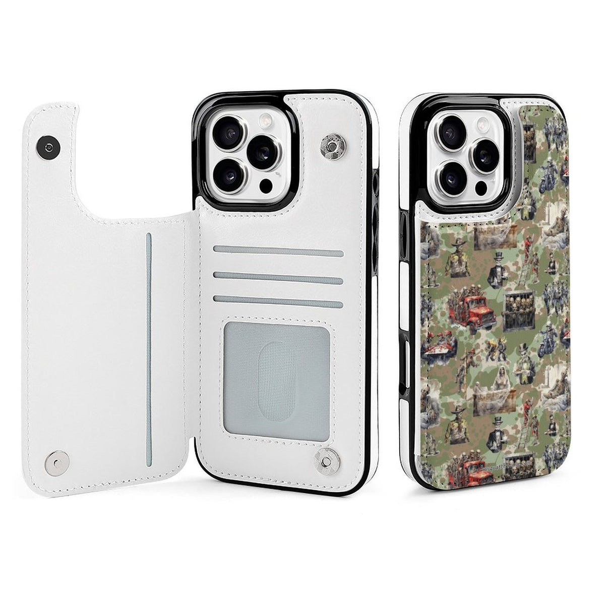 20 Misc Designs, iPhone 16 Faux Leather Wallet Case