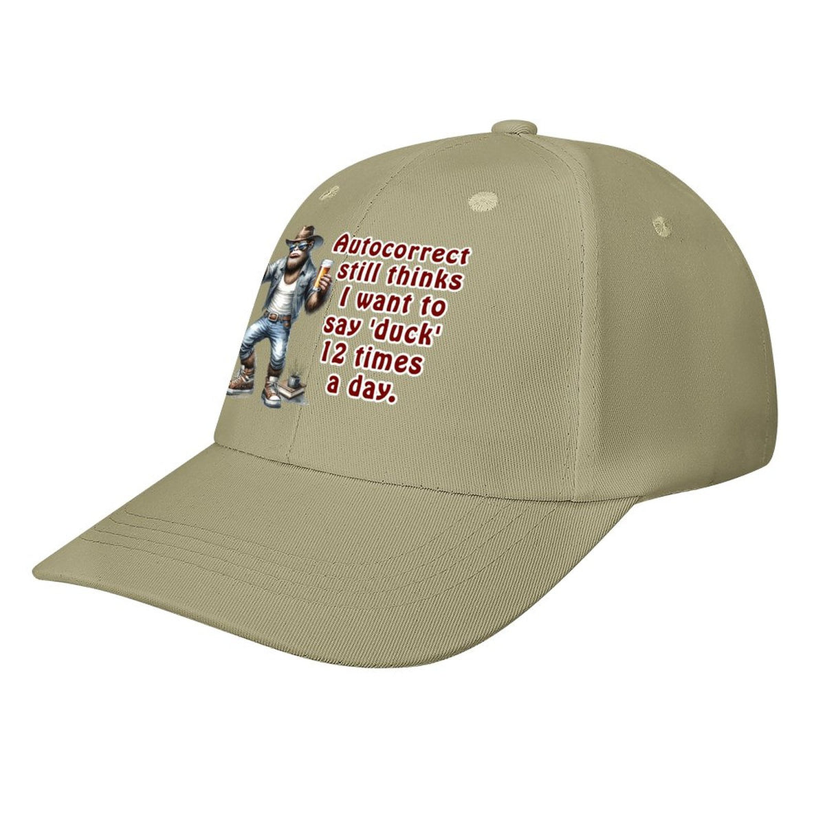 Bigfoot, Sasquatch, "Autocorrect still think..", My Baseball Cap – 8 Colors