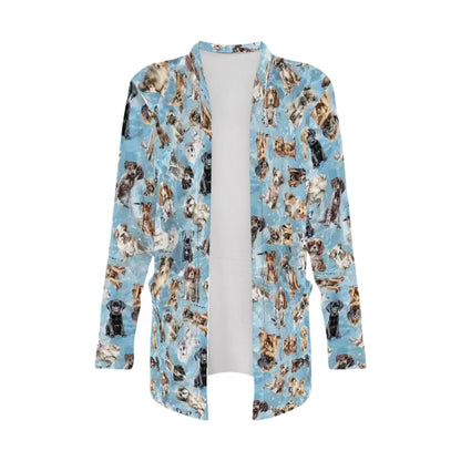 10 Animal Designs, Women’s long sleeved cardigan, sweater vest