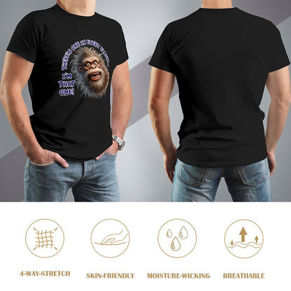 "There's on in every family...", Bigfoot, Sasquatch, Cotton Short Sleeve T-shirt