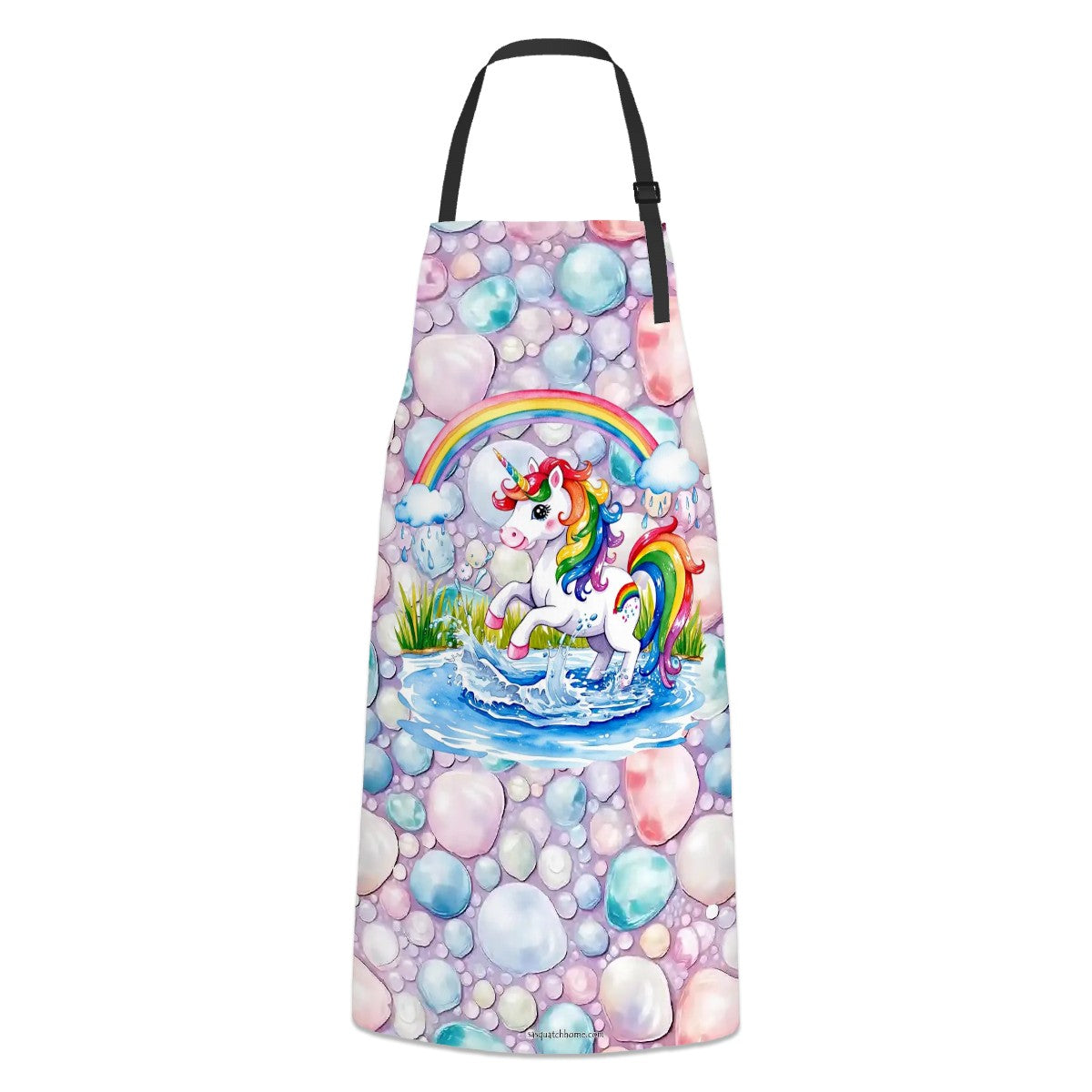 Bubbles N Unicorn, Waterproof Apron with Pockets