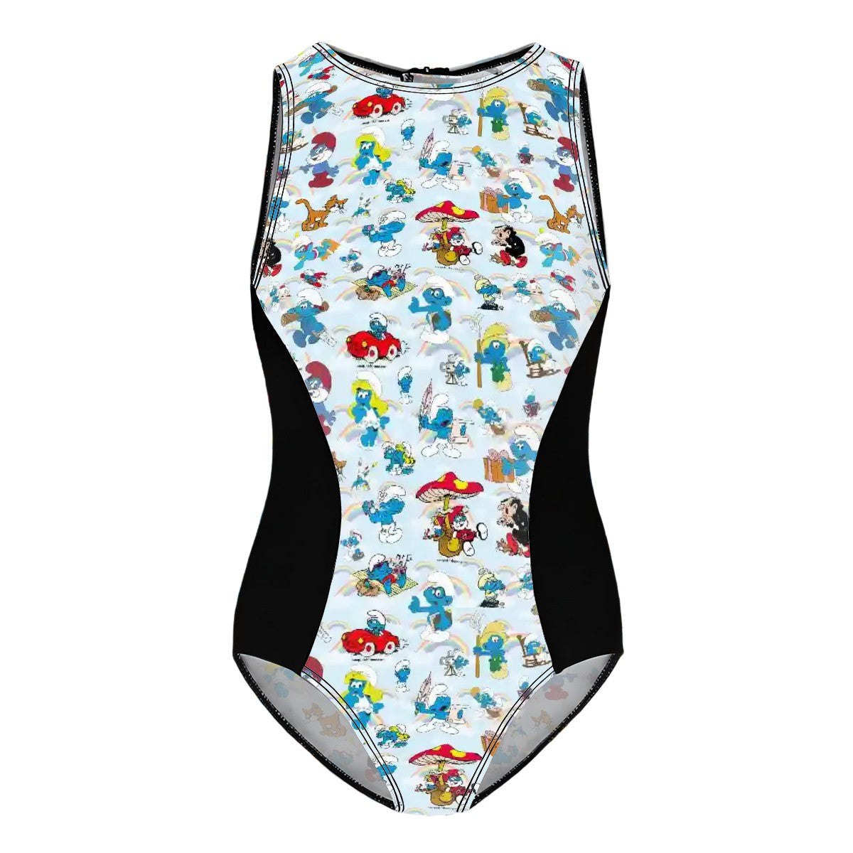 Girls One Piece Swimsuits, Awesome Misc Designs, zombies, smurfs, circus + more