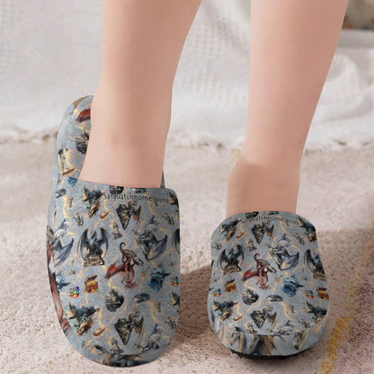 20 Misc Designs, Children's Cotton Flannel Slippers