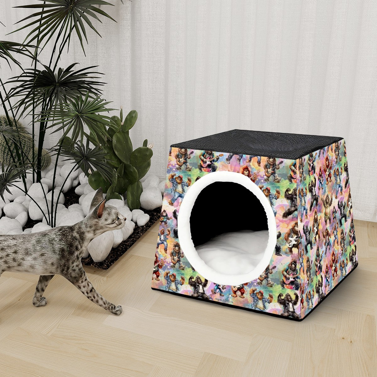 20 Bigfoot / Sasquatch Designs, Space Capsule Pet Bed