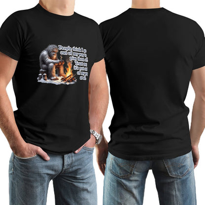 "People Say I go out of my way", Bigfooot, Sasquatch - Short Sleeve Tshirt Men