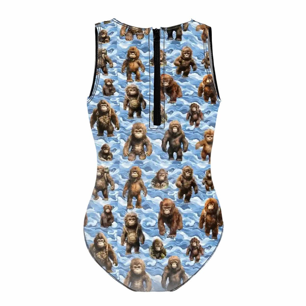 Girls One Piece Swimsuits, Awesome Sasquatch Designs