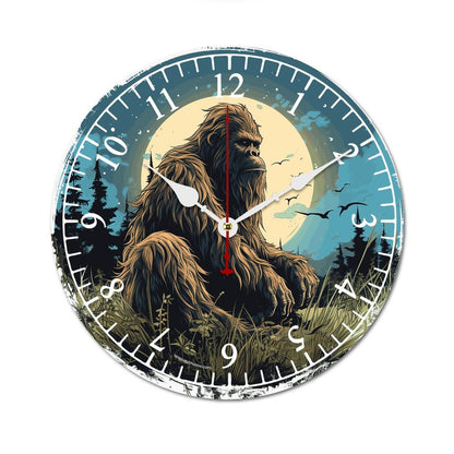 Sasquatch Wooden Wall Clock- Made in USA