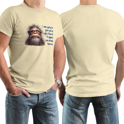 "I was going to give you..." Short Sleeve Cotton T-shirt Men