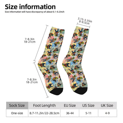 20 Bigfoot / Sasquatch Designs, Polyester Crew Socks