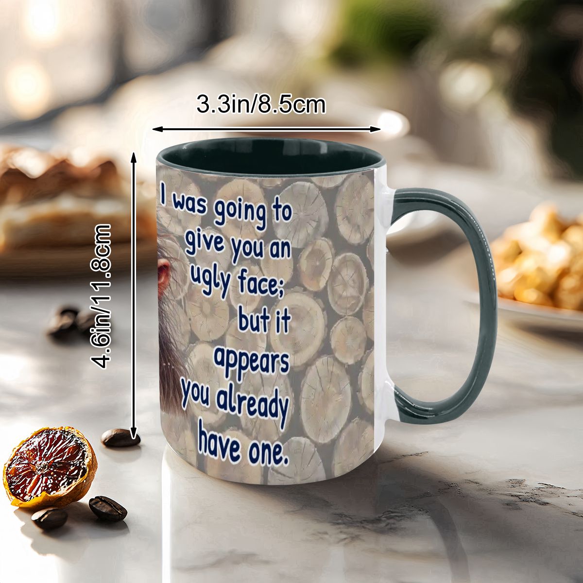 Sarcastic Sasquatch "I was going to..", Large 15 Ounce Colorful Mugs – Made In USA