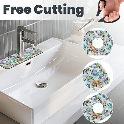 10 Animal Designs, Faucet Mat