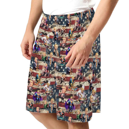 10 Donald Trump Designs, Men’s Polyester, pocketed, pajama Shorts