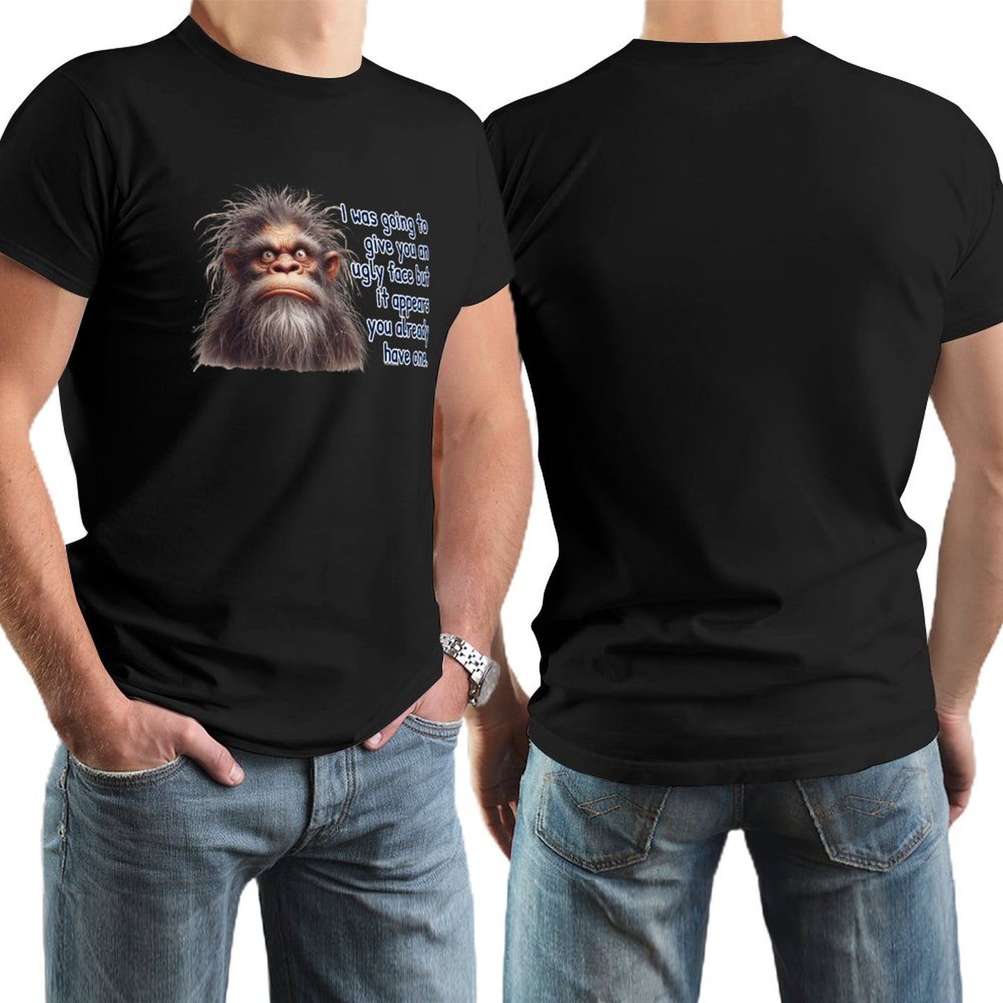 "I was going to give you..." Short Sleeve Cotton T-shirt Men