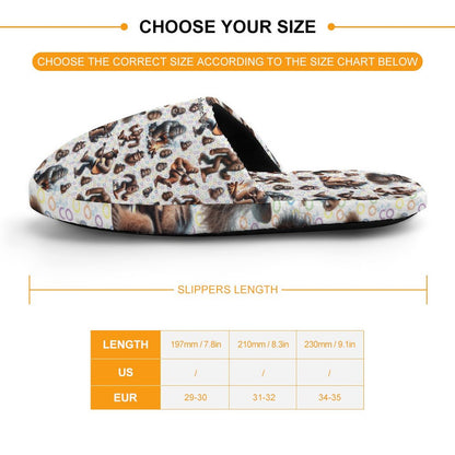 20 Bigfoot Sasquatch Designs, Children's Cotton Flannel Slippers