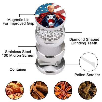 Donald Trump Cpt. America Herb Grinder