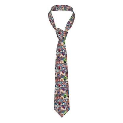 Donald Trump Superheroes, Silky Polyester Dapper Neck Tie