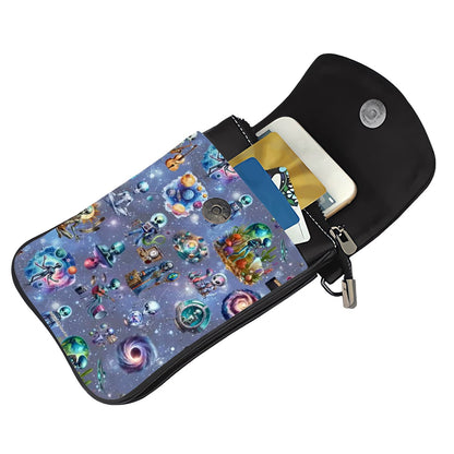 Animal Designs -Crossbody Cell Phone Purse - dogs, cats, turtles, penguin, horses