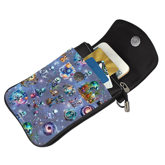 Animal Designs -Crossbody Cell Phone Purse - dogs, cats, turtles, penguin, horses